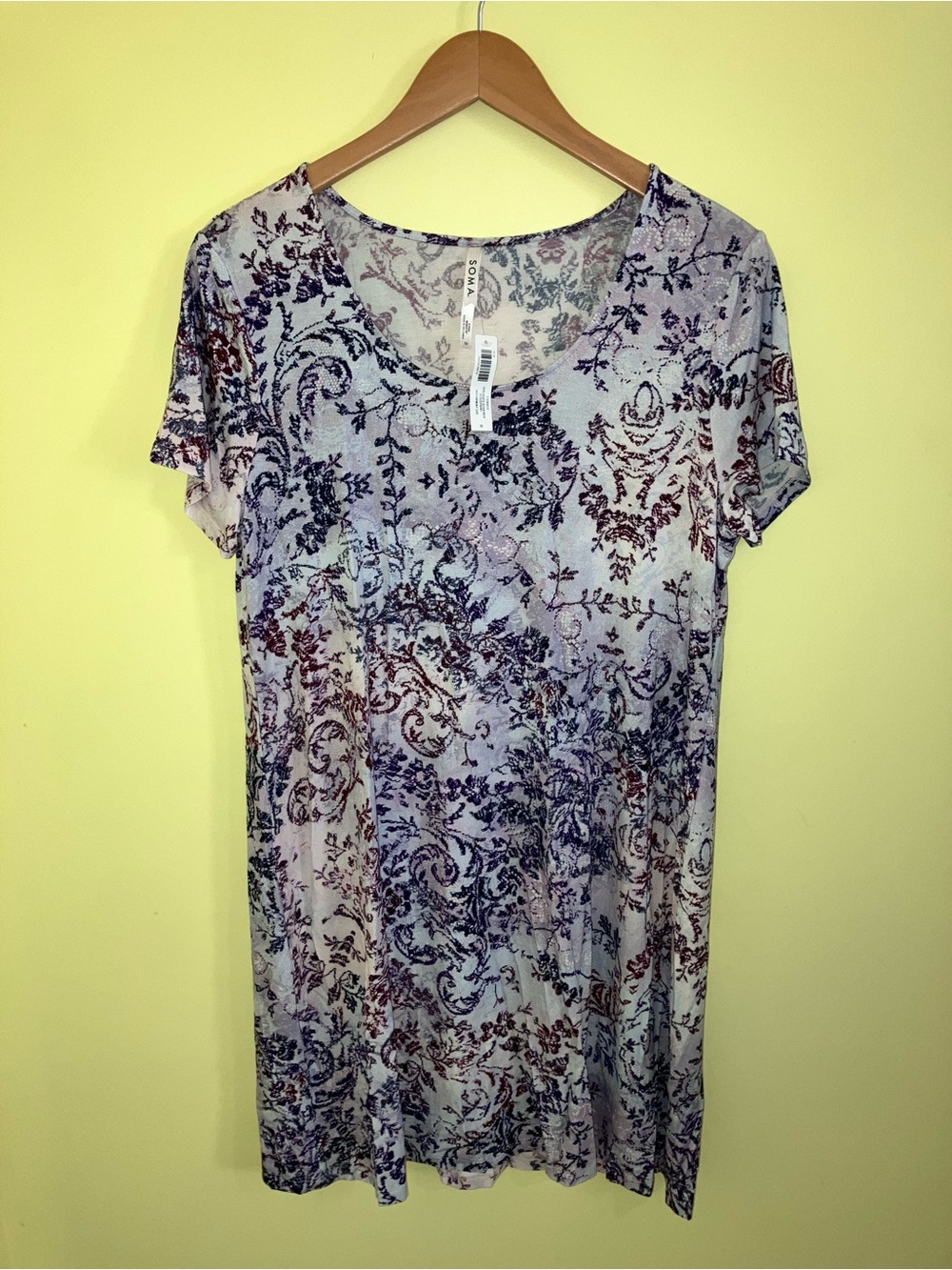 NEW SOMA Cool Nights PAJAMAS sleep shirt size M Medium pjs night gown $52 retail